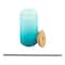 18oz. Frosted Glass Sublimation Tumbler with Bamboo Lid & Straw by Make Market®